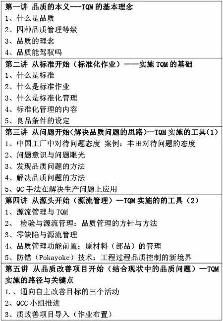工廠企業品質管理改善的三大核心思路